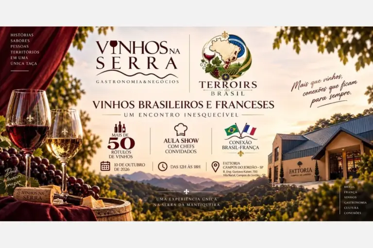 Terroirs do Brasil reúne vinhos brasileiros e franceses em Campos do Jordão