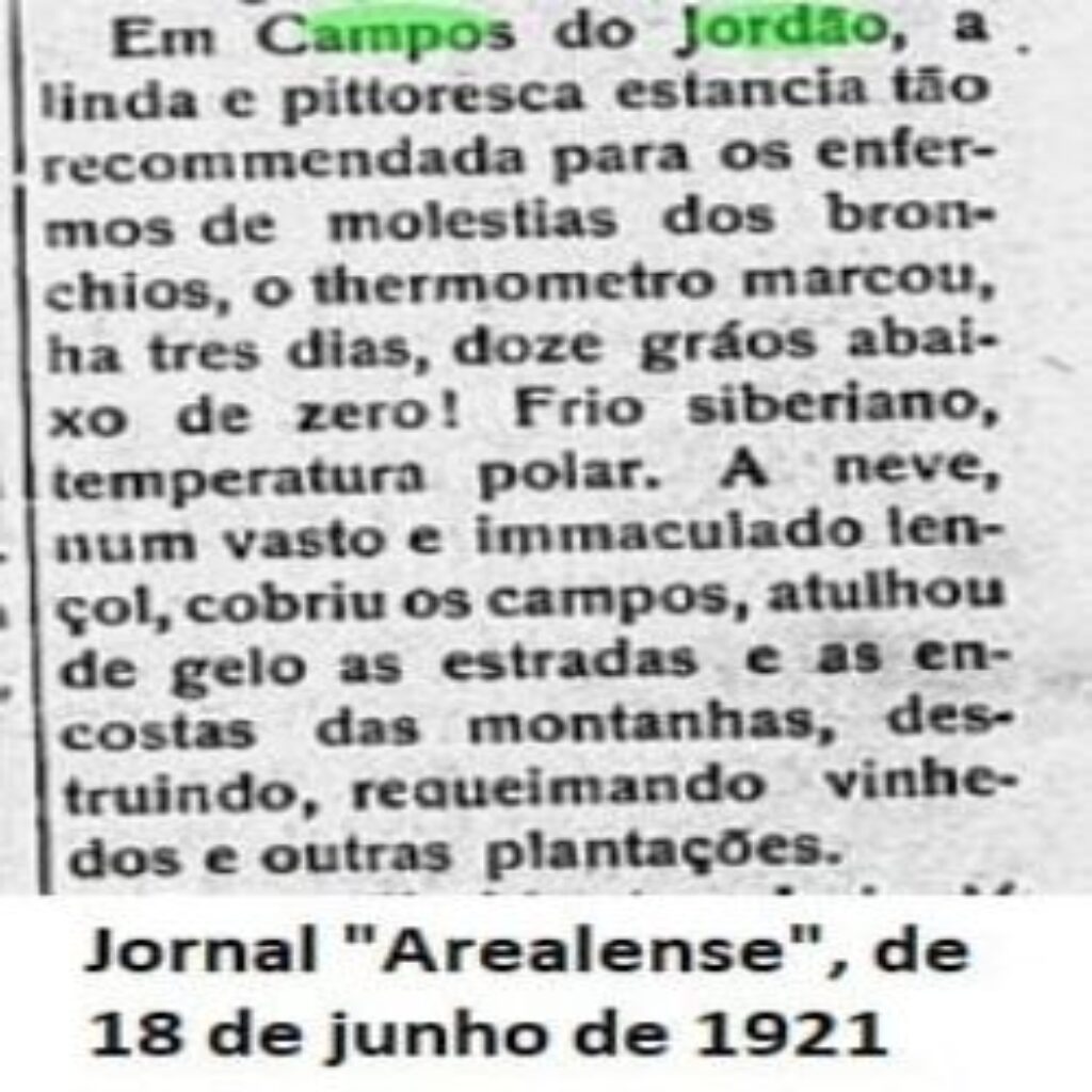 Neve em Campos do Jordão, saiba tudo a respeito