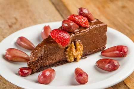 Sobremesa feita com Pinhão