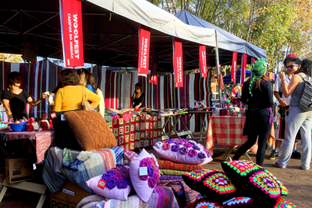 Feira de produtos em lã em Campos do Jordão