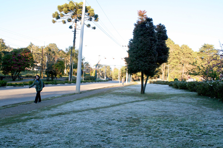 Geada em Campos do Jordão - Julho 2012