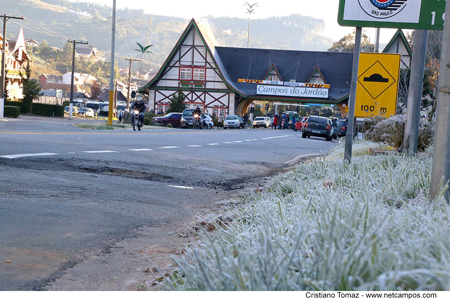 Frio e Geada em Campos do Jordão