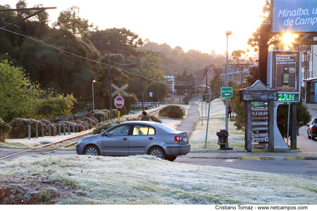 Frio e Geada em Campos do Jordão