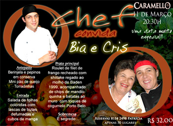 O Cheff Convida Bia e Cris
