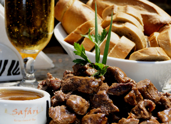 Prato harmonizado com Cerveja - Restaurante Safari