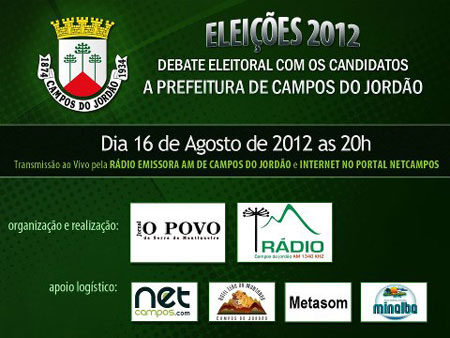 Transmissão Debate Eleitoral 2012 Campos do Jordão