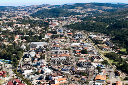 Foto aérea de Campos do Jordão