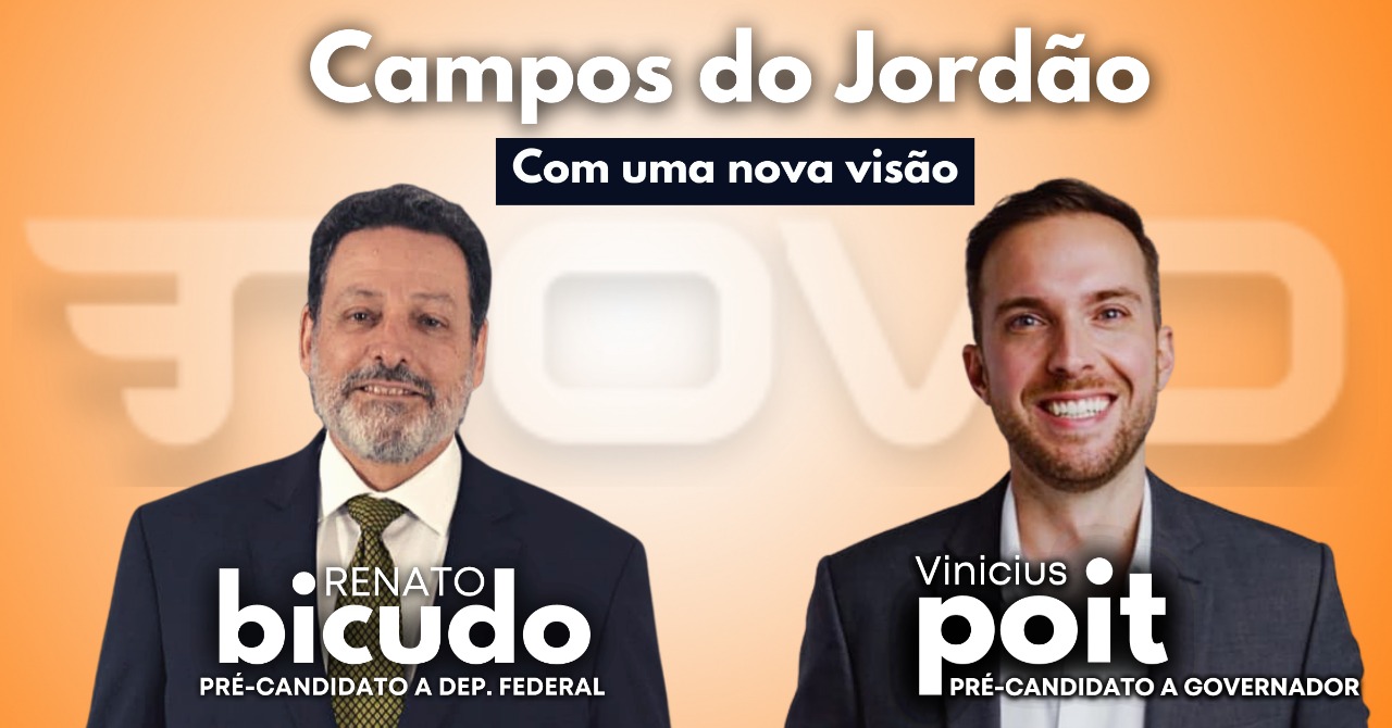Vinicius Poit, deputado federal e pré-candidato ao Governo do Estado pelo Partido NOVO, visita Campos do Jordão nesta segunda (25)