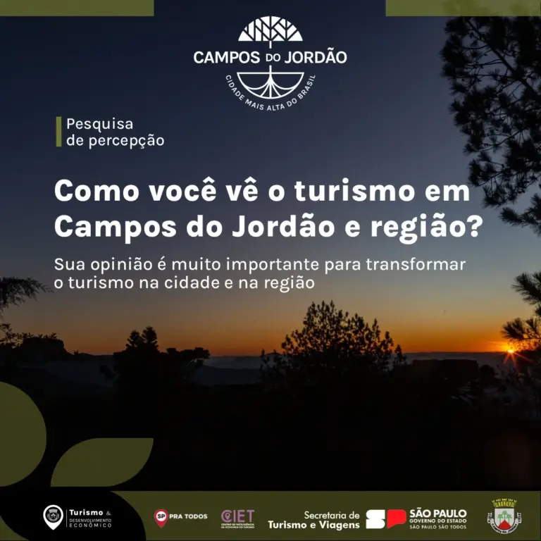 Como você vê o turismo em Campos do Jordão e Região?