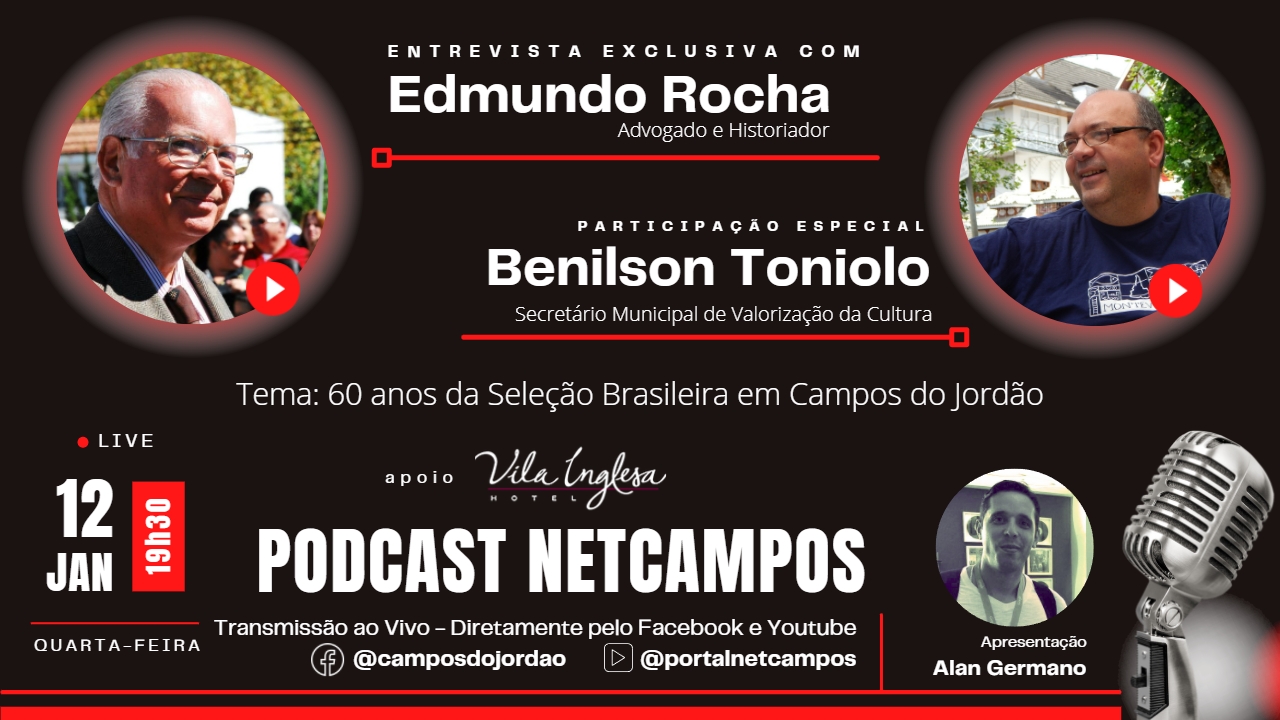Live Especial em Comemoração aos 60 anos da Seleção Brasileira em Campos do Jordão