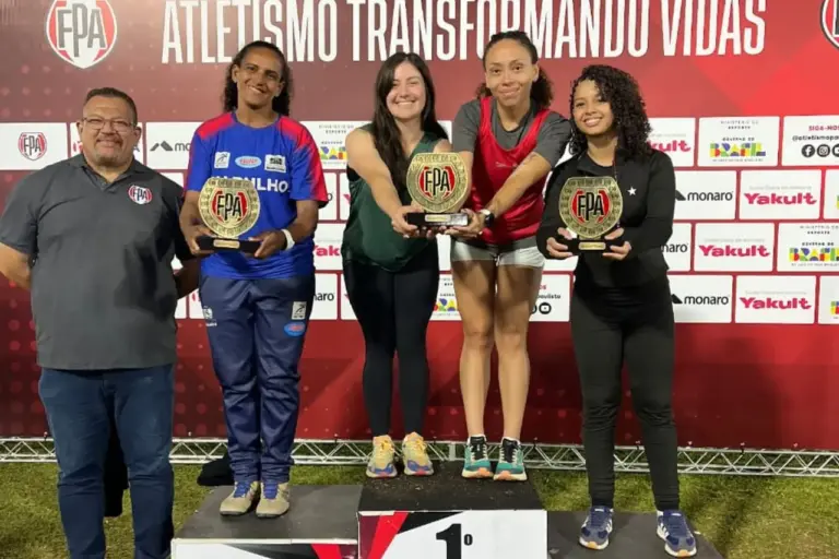 Feito inédito: equipe feminina jordanense conquista título paulista de atletismo