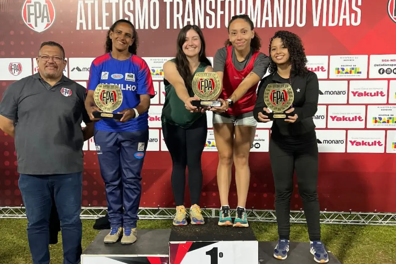 Feito inédito: equipe feminina jordanense conquista título paulista de atletismo