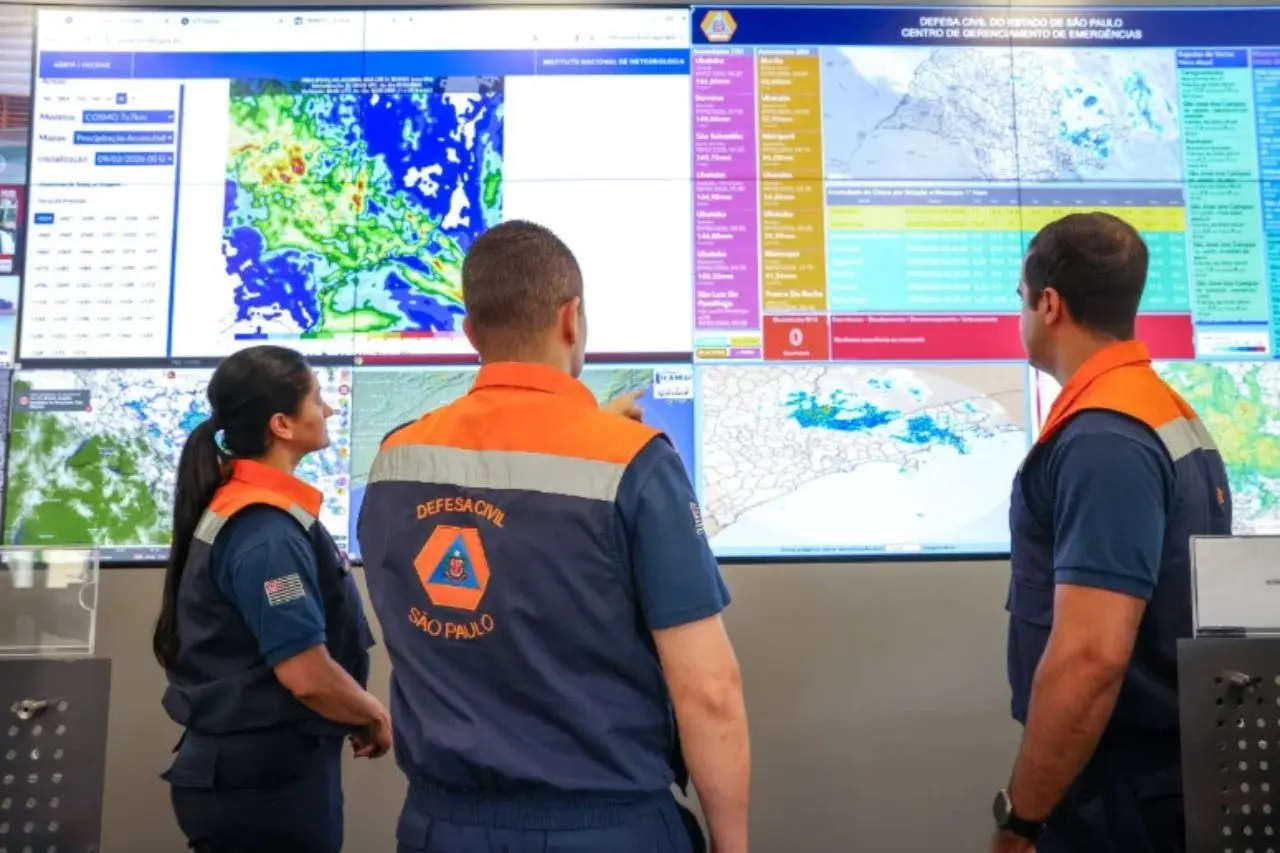 Defesa Civil emite alerta vermelho para a RMVale