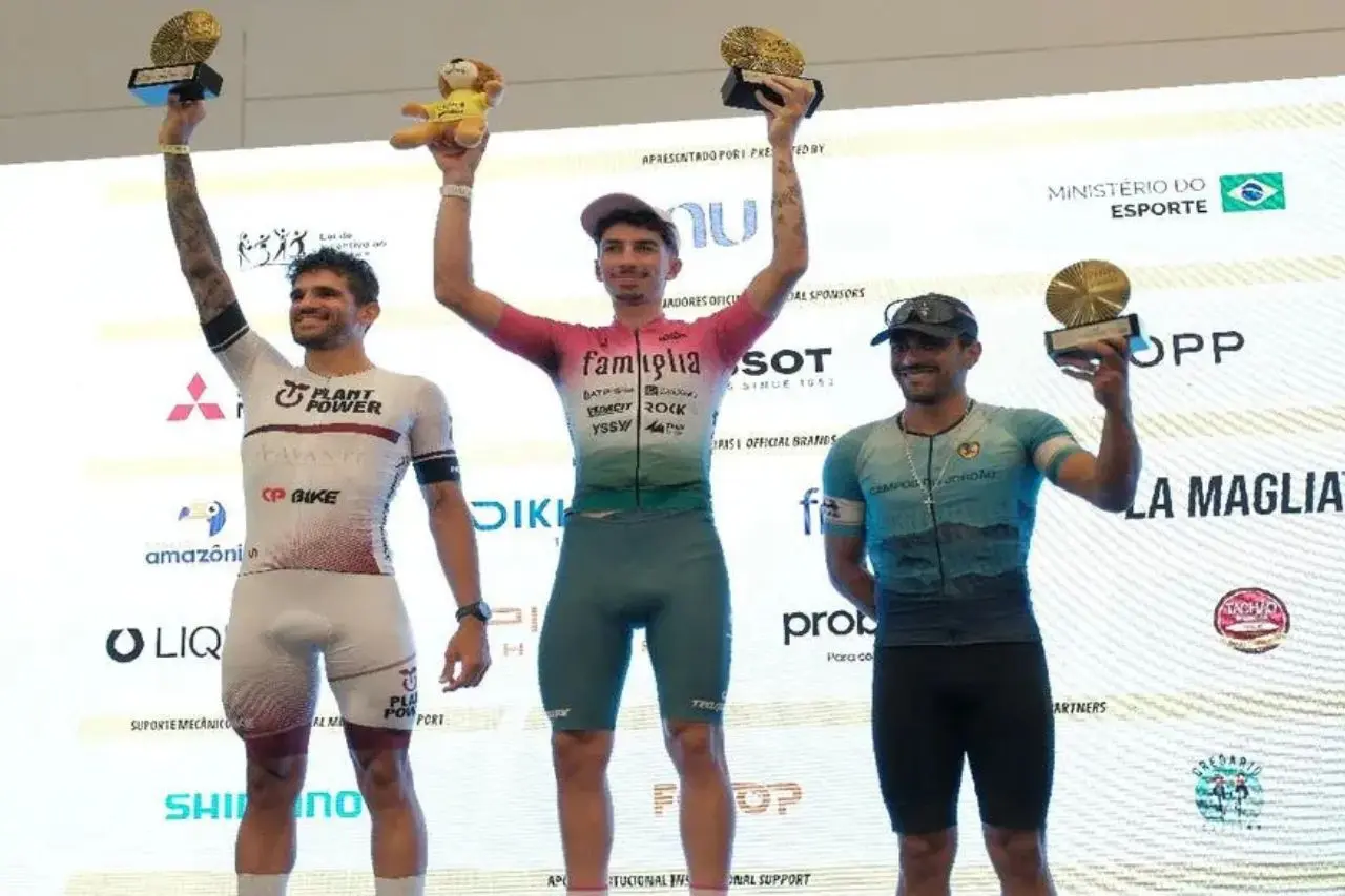 Ciclista de Campos do Jordão sobe ao pódio do L’Étape Brasil