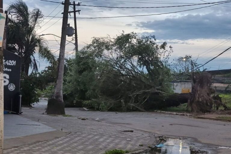 Ciclone extratropical causa transtornos no estado de São Paulo
