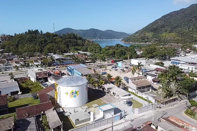 Ubatuba ganha novo reservatório de água para as férias de verão