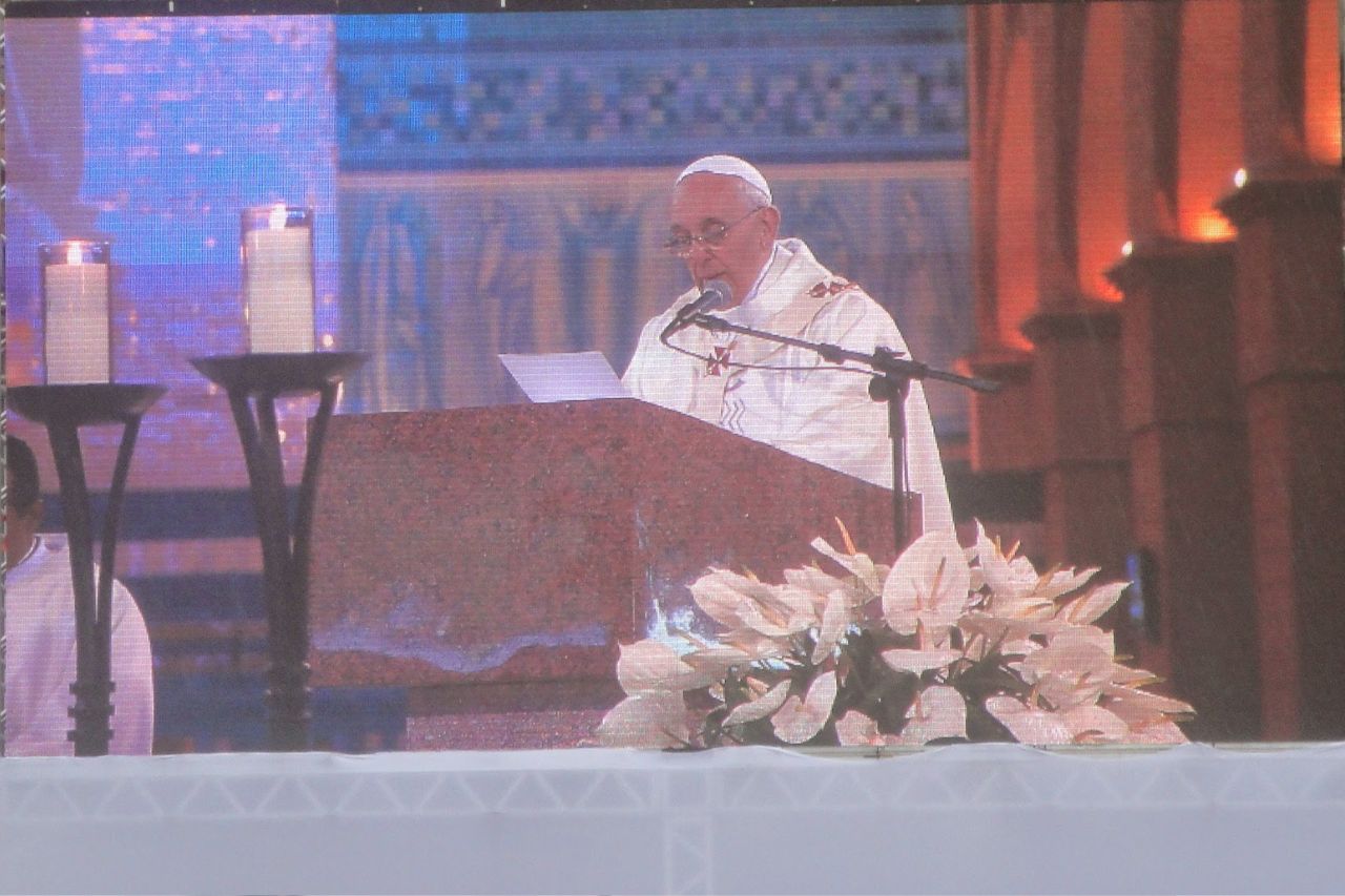 O dia que Aparecida parou para ver o Papa Francisco