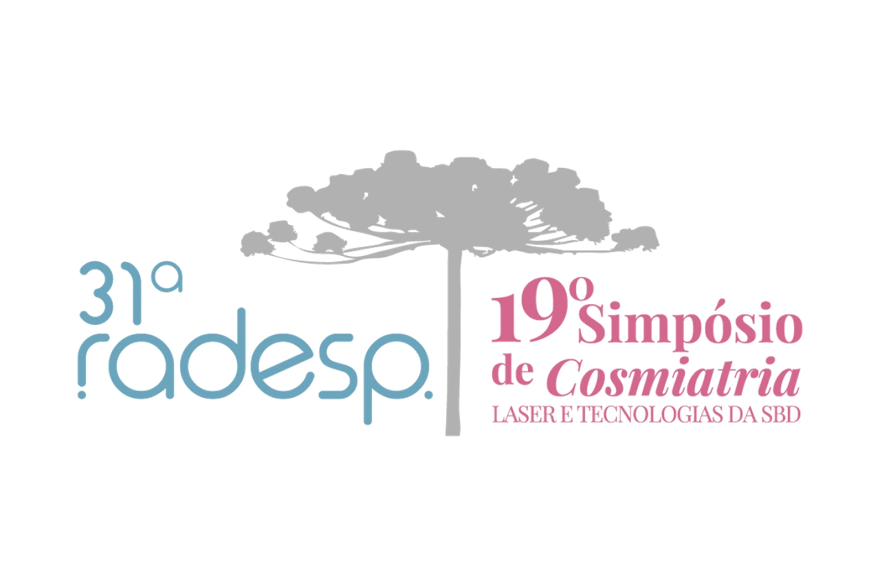 Identidade visual da 31ª RADESP e do 19º Simpósio de Cosmiatria, Laser e Tecnologias da SBD
