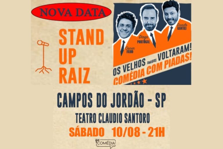 Stand-up Comedy de Verdade: Humoristas “Raiz” Chegam a Campos do Jordão