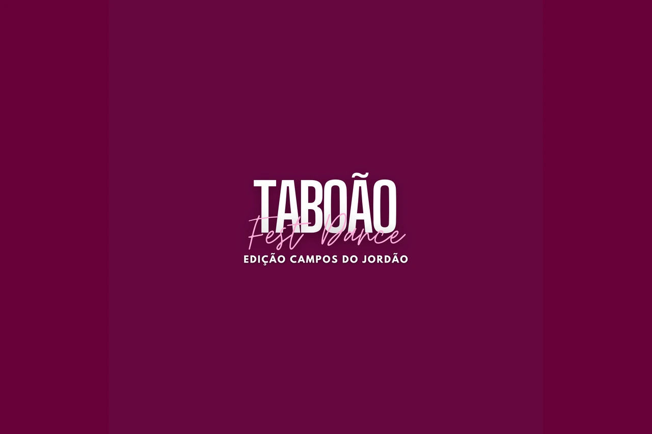 Arte oficial do Taboão Fest Dance edição Campos do Jordão
