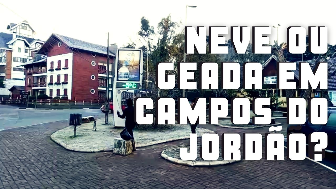 Walking Tour da Neve em Campos do Jordão Acompanhe ao Vivo