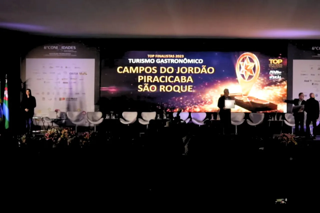 Campos do Jordão recebe prêmio como Top Destino Gastrônomico