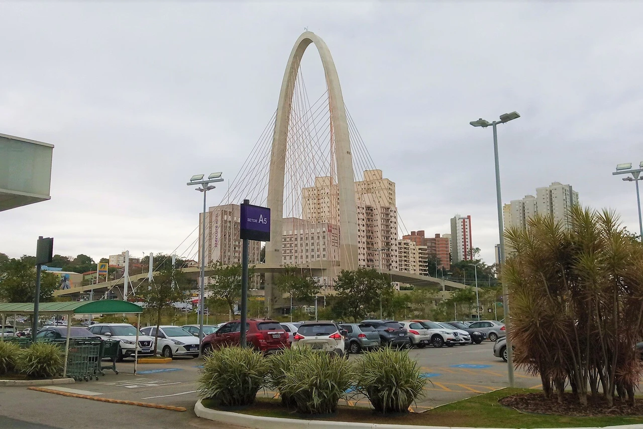 Arco da Inovação, em São José dos Campos, em imagem de arquivo de 2021. Não é o local da cerimônia.