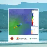 Ubatuba tem previsão de chuva no fim de semana e ondas acima de dois metros na segunda