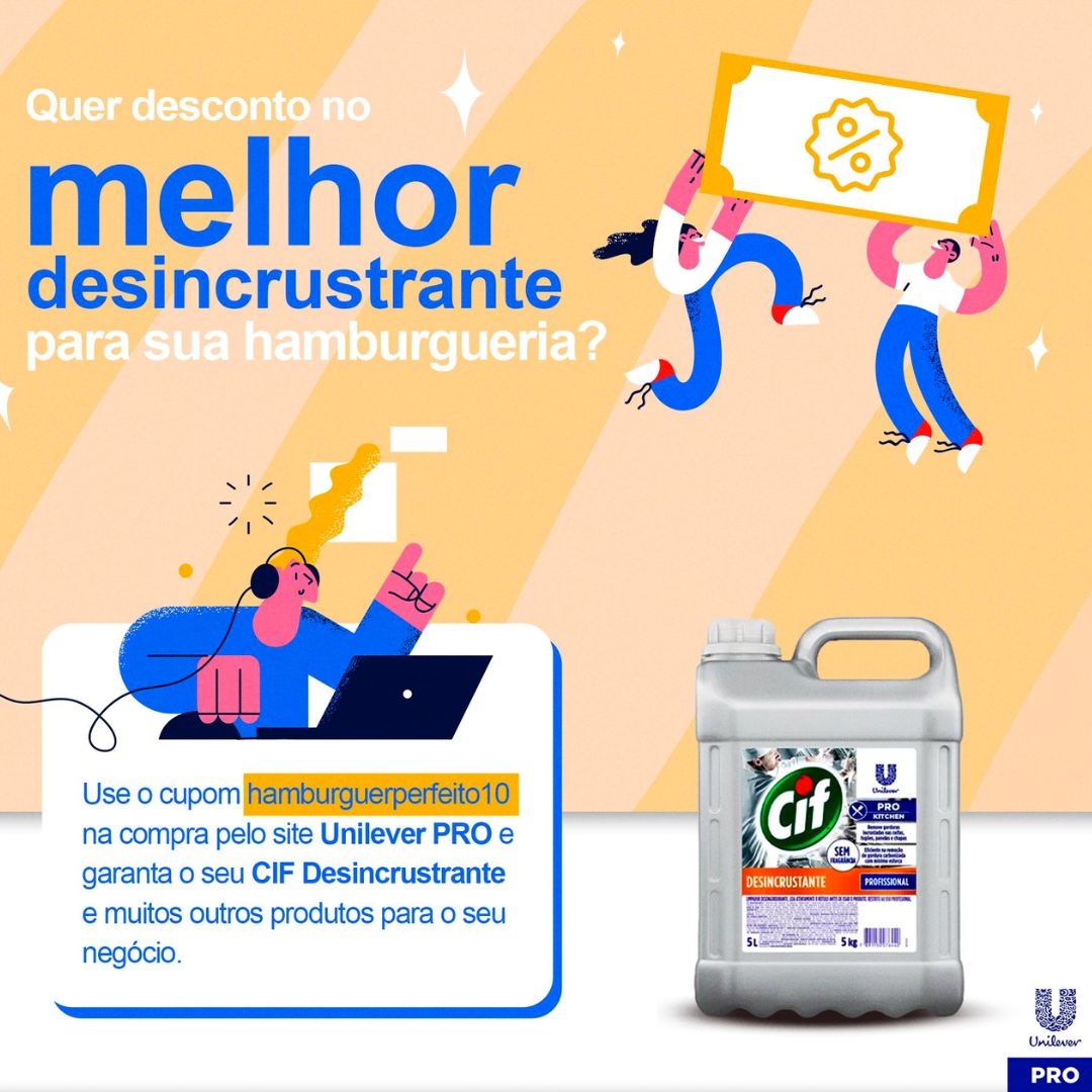 Unilever PRO e Hambúrguer Perfeito anunciam parceria