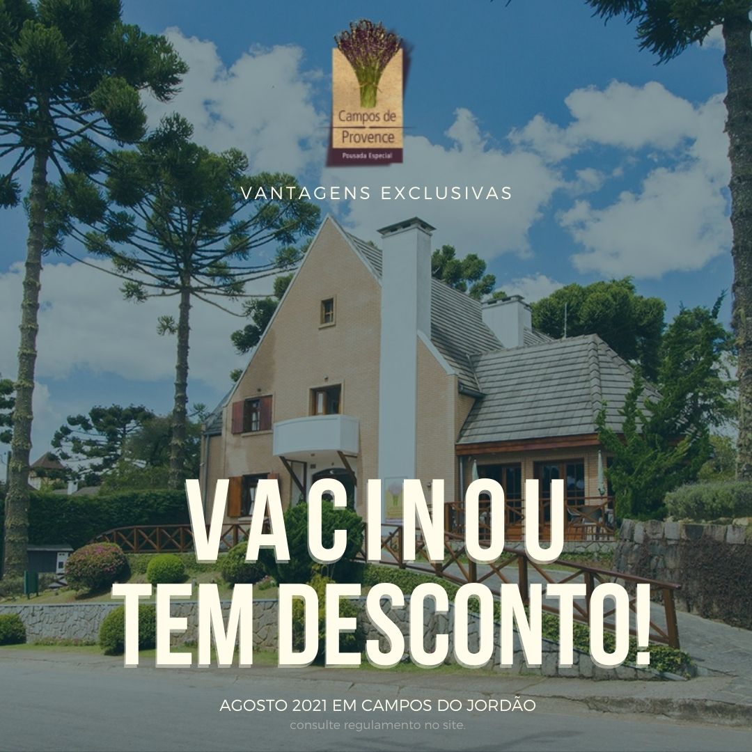 Pousada em Campos do Jordão oferece descontos para imunizados